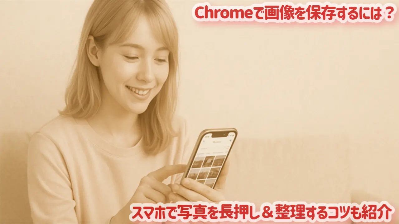 Chromeで画像を保存するには？スマホで写真を長押し＆整理するコツも紹介