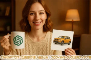 ChatGPTで作った画像の使い道まとめ｜ブログ・SNS・グッズ活用アイデア集
