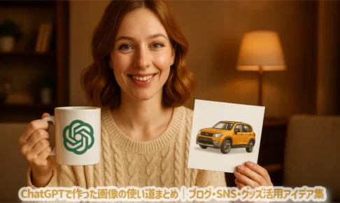 ChatGPTで作った画像の使い道まとめ｜ブログ・SNS・グッズ活用アイデア集