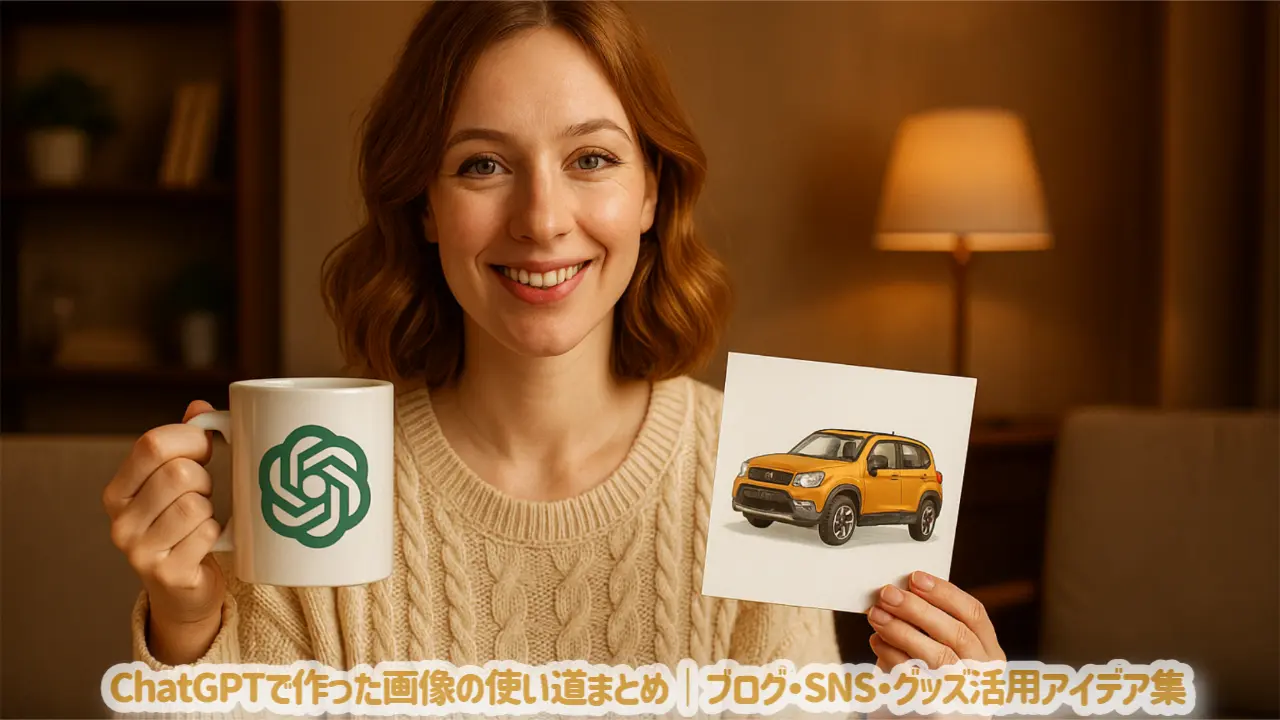 ChatGPTで作った画像の使い道まとめ｜ブログ・SNS・グッズ活用アイデア集