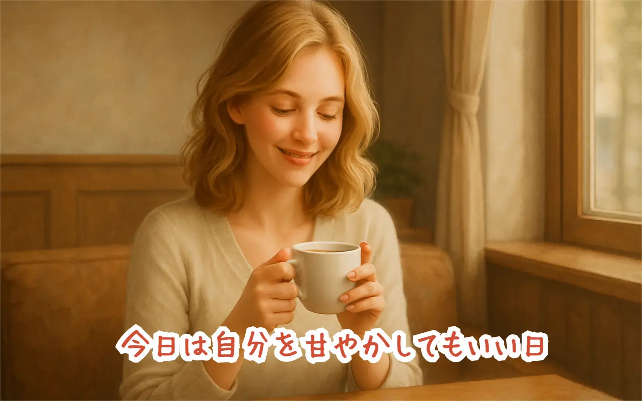 今日は自分を甘やかしてもいい日
