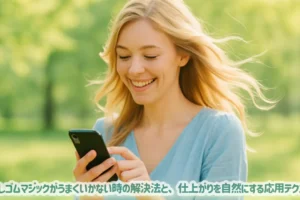 消しゴムマジックがうまくいかない時の解決法と、仕上がりを自然にする応用テクニック