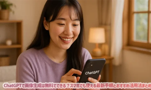 ChatGPTで画像生成は無料でできる？スマホでも使える最新手順とおすすめ活用法まとめ