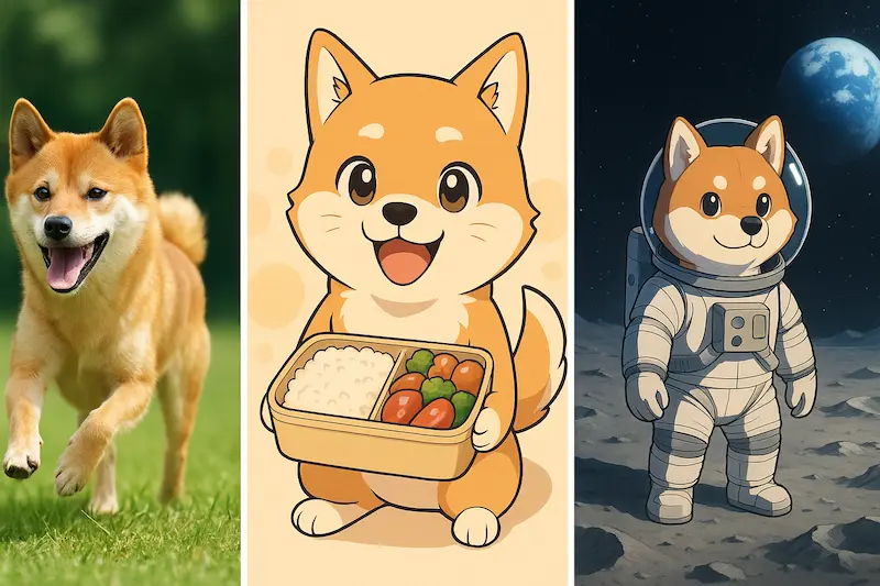 ChatGPTに同じ「犬の画像」をお願いしても違う