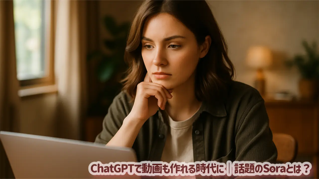ChatGPTで動画も作れる時代に｜話題のSoraとは？