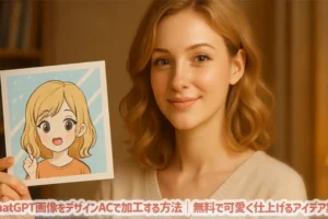 ChatGPT画像をデザインACで加工する方法｜無料で可愛く仕上げるアイデア集
