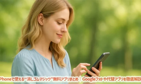iPhoneで使える“消しゴムマジック”無料アプリまとめ｜Googleフォトや代替アプリを徹底解説
