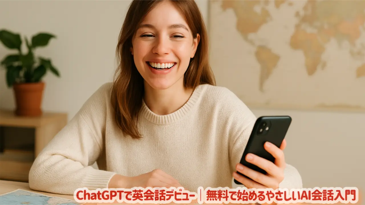 ChatGPTで英会話デビュー｜無料で始めるやさしいAI会話入門