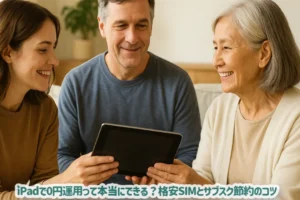 iPadで0円運用って本当にできる？格安SIMとサブスク節約のコツ