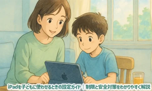 iPadを子どもに使わせるときの設定ガイド｜制限と安全対策をわかりやすく解説