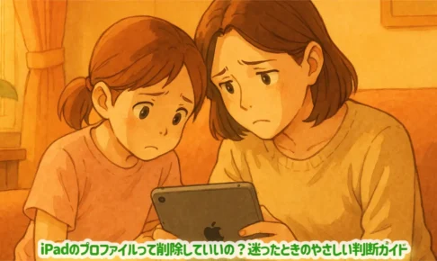 iPadのプロファイルって削除していいの？迷ったときのやさしい判断ガイド
