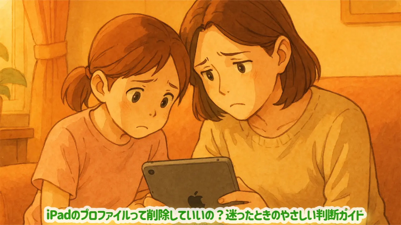 iPadのプロファイルって削除していいの？迷ったときのやさしい判断ガイド