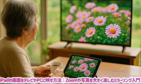 iPadの画面をテレビやPCに映す方法｜Zoomや写真を大きく楽しむミラーリング入門