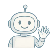 やさしくAIが手を振る