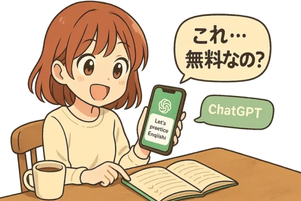 ChatGPTを使って無料で英会話デビュー