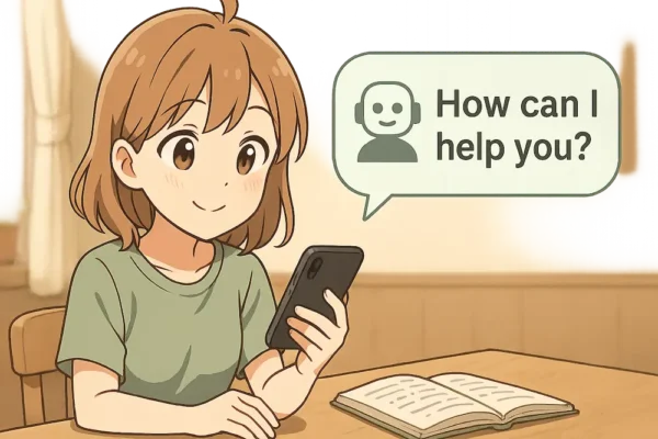 英会話はちょっと不安だけど、ChatGPTがそばにいて安心できる