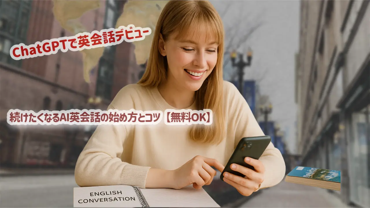 ChatGPTで英会話デビュー｜続けたくなるAI英会話の始め方とコツ【無料OK】