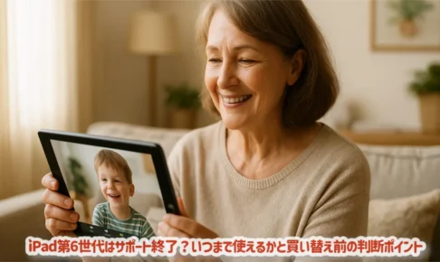 iPad第6世代はサポート終了？いつまで使えるかと買い替え前の判断ポイント