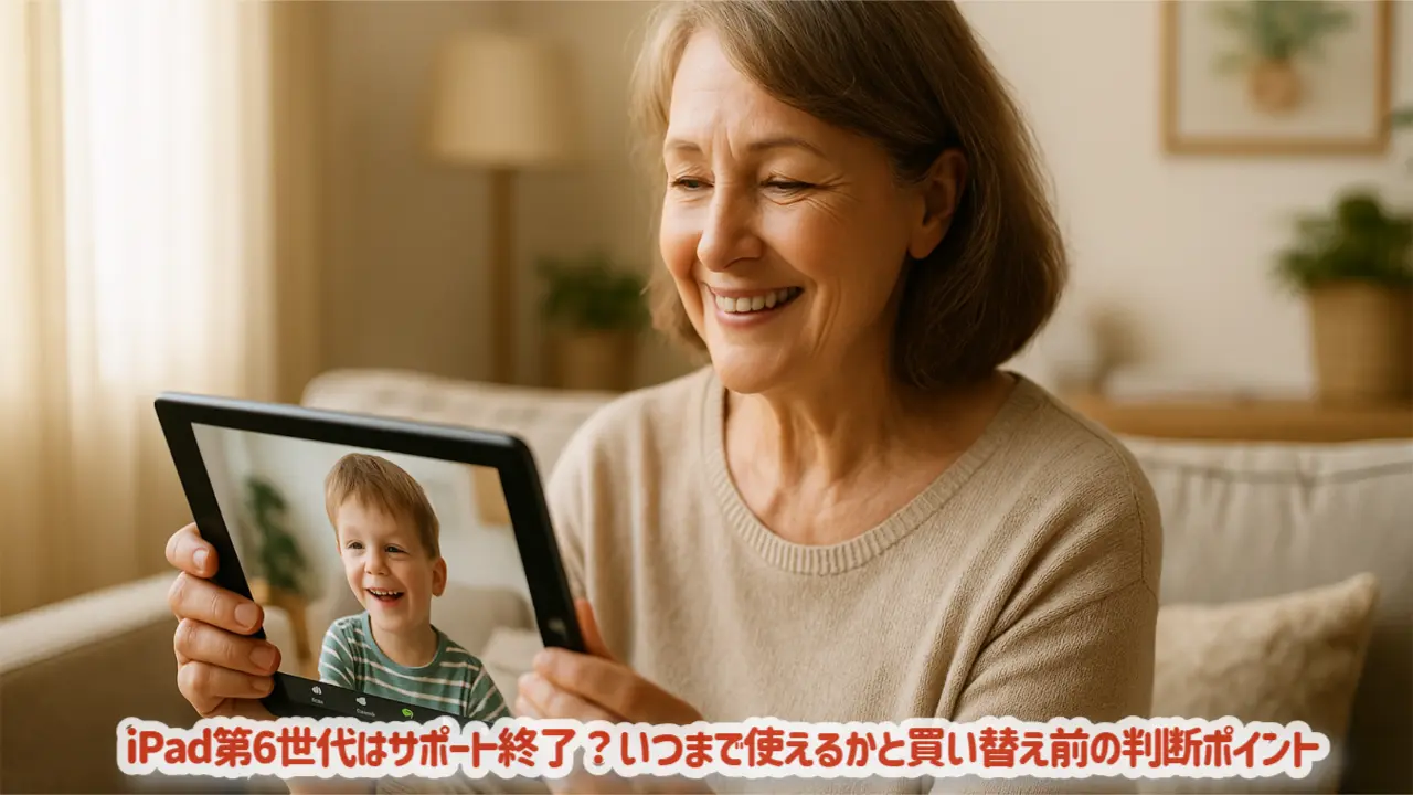 iPad第6世代はサポート終了？いつまで使えるかと買い替え前の判断ポイント