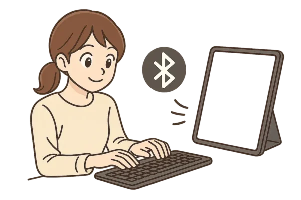 Bluetoothでキーボード接続
