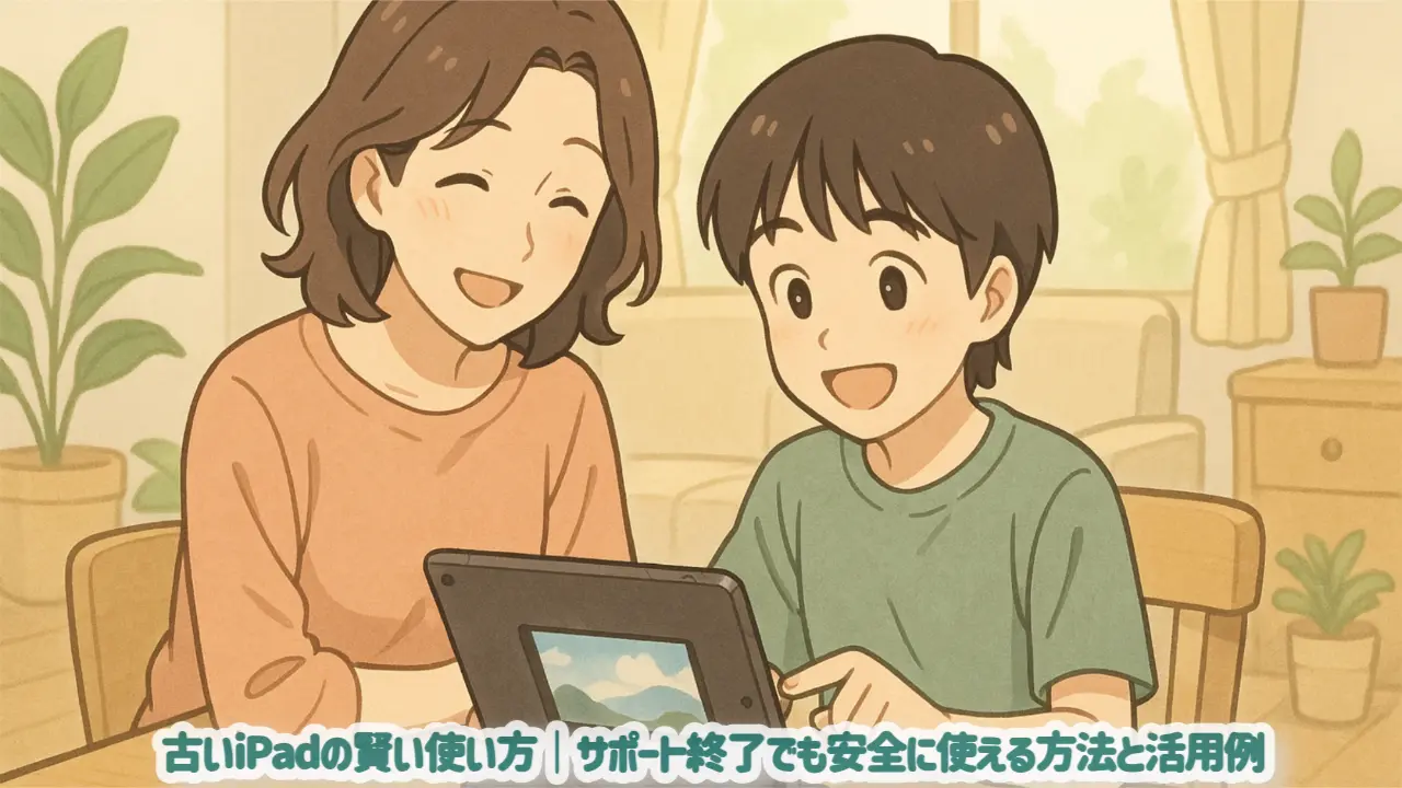 古いiPadの賢い使い方｜サポート終了でも安全に使える方法と活用例
