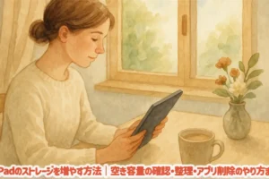 iPadのストレージを増やす方法｜空き容量の確認・整理・アプリ削除のやり方まとめ