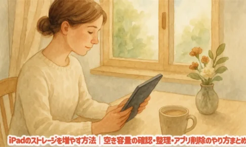 iPadのストレージを増やす方法｜空き容量の確認・整理・アプリ削除のやり方まとめ