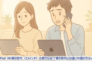 iPad Air第6世代（13インチ）の実力とは？第5世代との違いや選び方ガイド