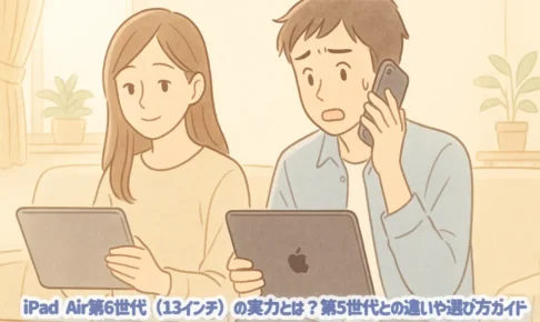 iPad Air第6世代（13インチ）の実力とは？第5世代との違いや選び方ガイド