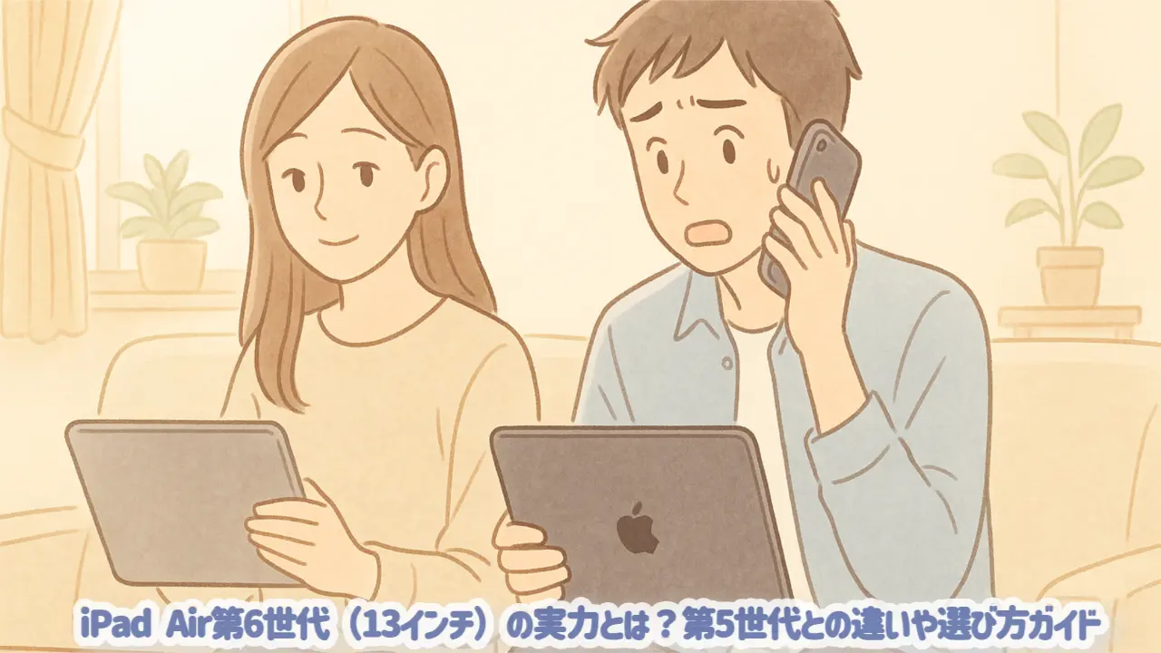 iPad Air第6世代（13インチ）の実力とは？第5世代との違いや選び方ガイド