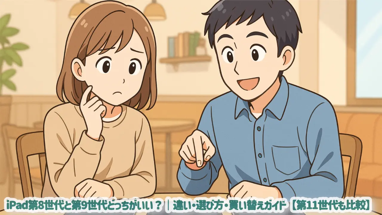 iPad第8世代と第9世代どっちがいい？｜違い・選び方・買い替えガイド【第11世代も比較】