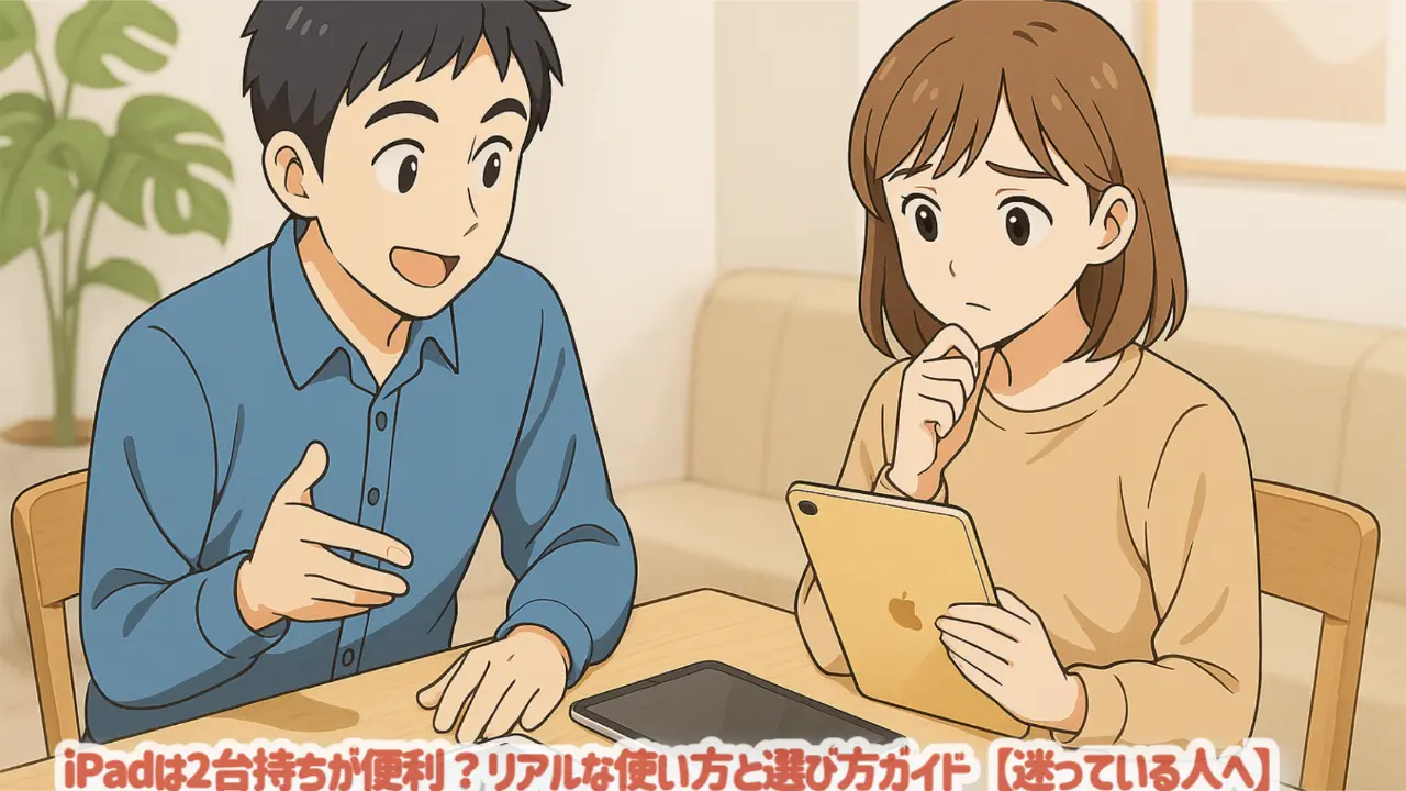 iPadは2台持ちが便利？リアルな使い方と選び方ガイド【迷っている人へ】