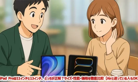 iPad Proは11インチと13インチ、どっちが正解？サイズ・性能・価格を徹底比較【Airと迷っている人もOK】