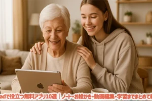 iPadで役立つ無料アプリ10選｜ノート・お絵かき・動画編集・学習までまとめて紹介