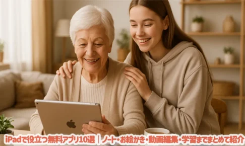 iPadで役立つ無料アプリ10選｜ノート・お絵かき・動画編集・学習までまとめて紹介