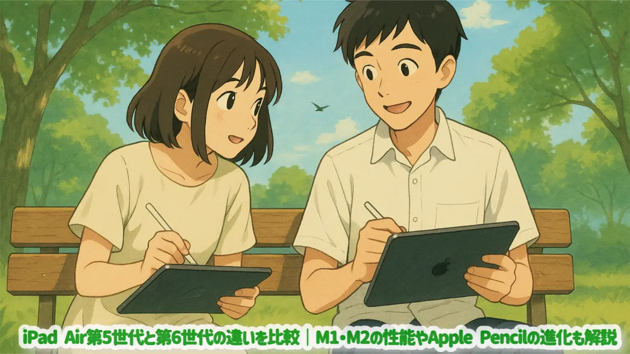 iPad Air第5世代と第6世代の違いを比較｜M1・M2の性能やApple Pencilの進化も解説