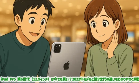 iPad Pro 第6世代（12.9インチ）は今でも買い？2022年モデルと第5世代の違いをわかりやすく解説