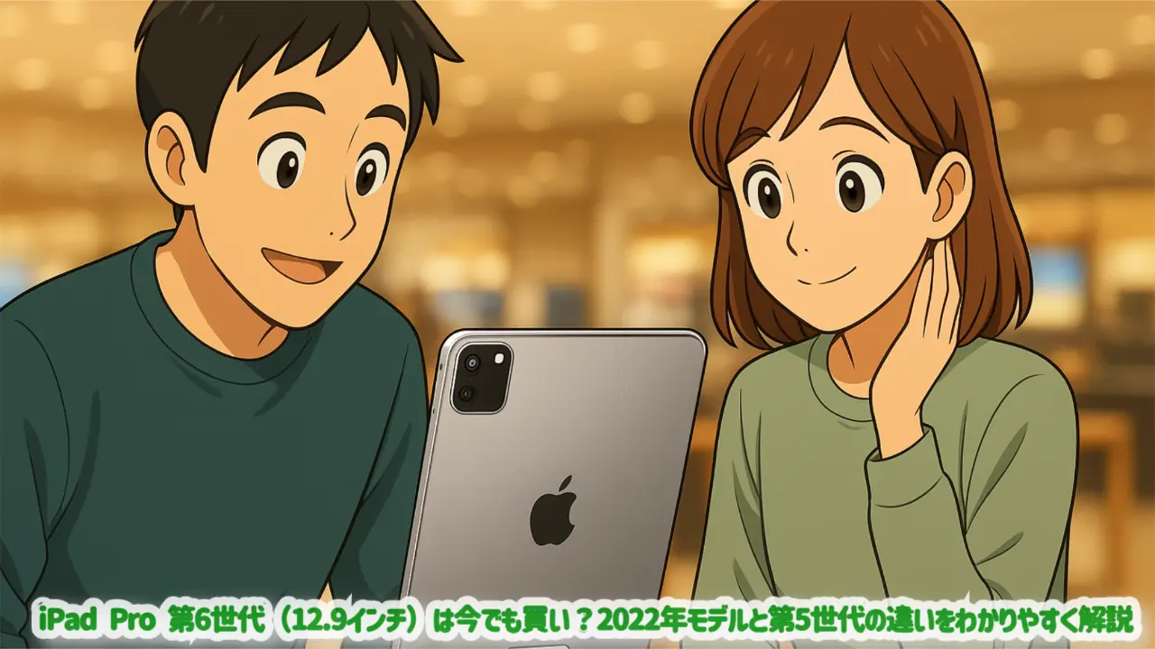 iPad Pro 第6世代（12.9インチ）は今でも買い？2022年モデルと第5世代の違いをわかりやすく解説
