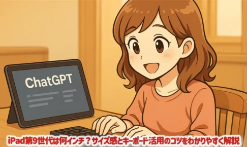 iPad第9世代は何インチ？サイズ感とキーボード活用のコツをわかりやすく解説