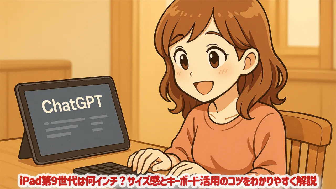 iPad第9世代は何インチ？サイズ感とキーボード活用のコツをわかりやすく解説