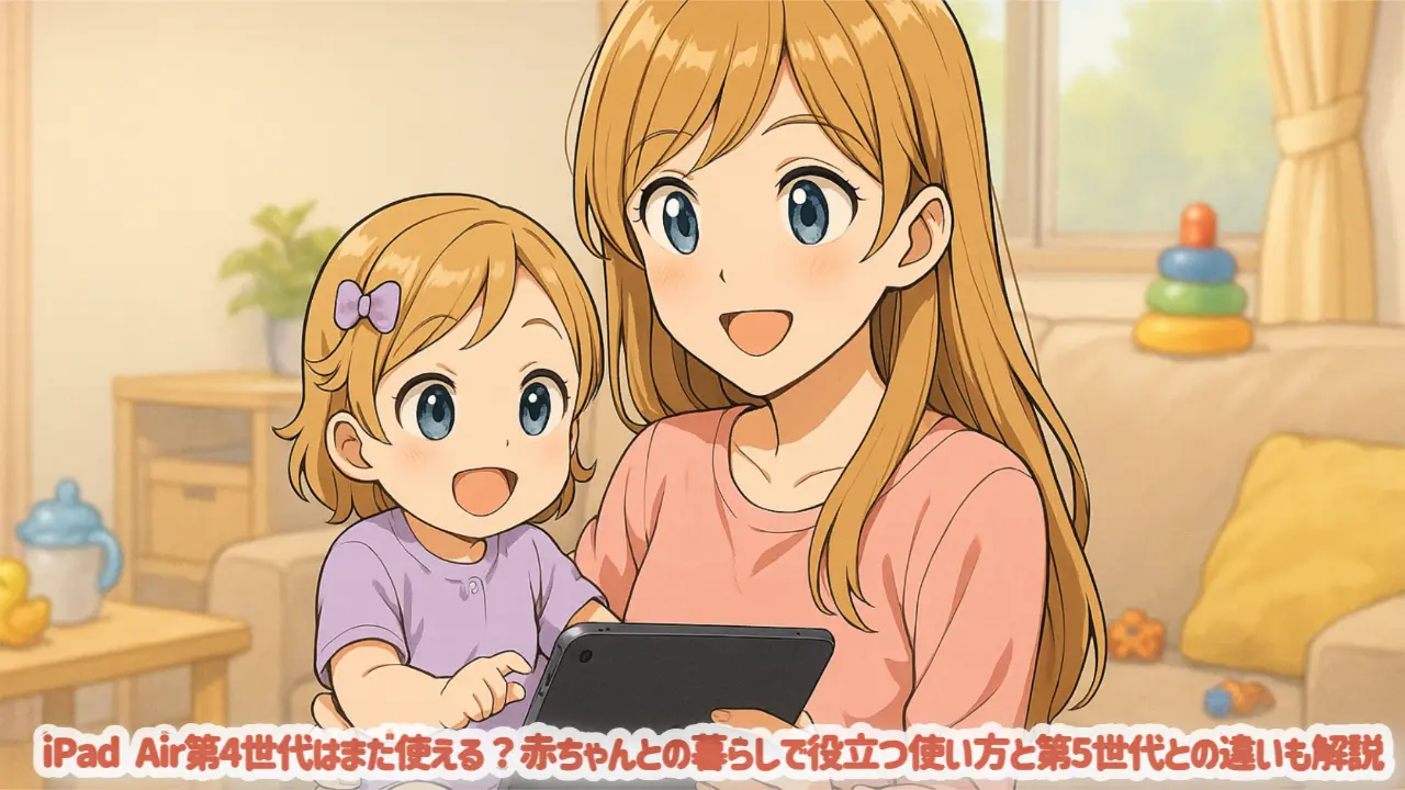 iPad Air第4世代はまだ使える？赤ちゃんとの暮らしで役立つ使い方と第5世代との違いも解説