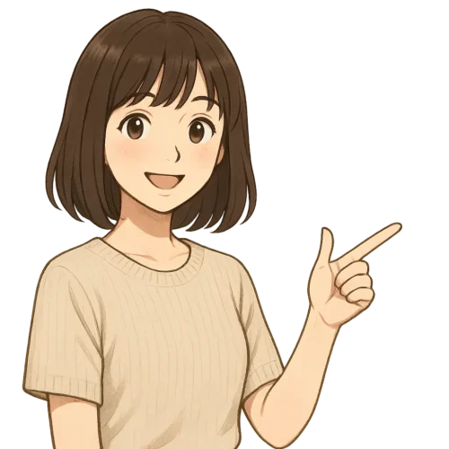 まなみがチェックポイントを教えている