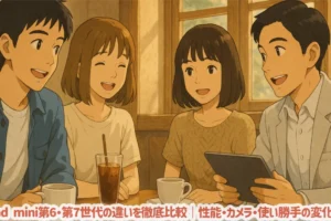 iPad mini第6・第7世代の違いを徹底比較｜性能・カメラ・使い勝手の変化とは