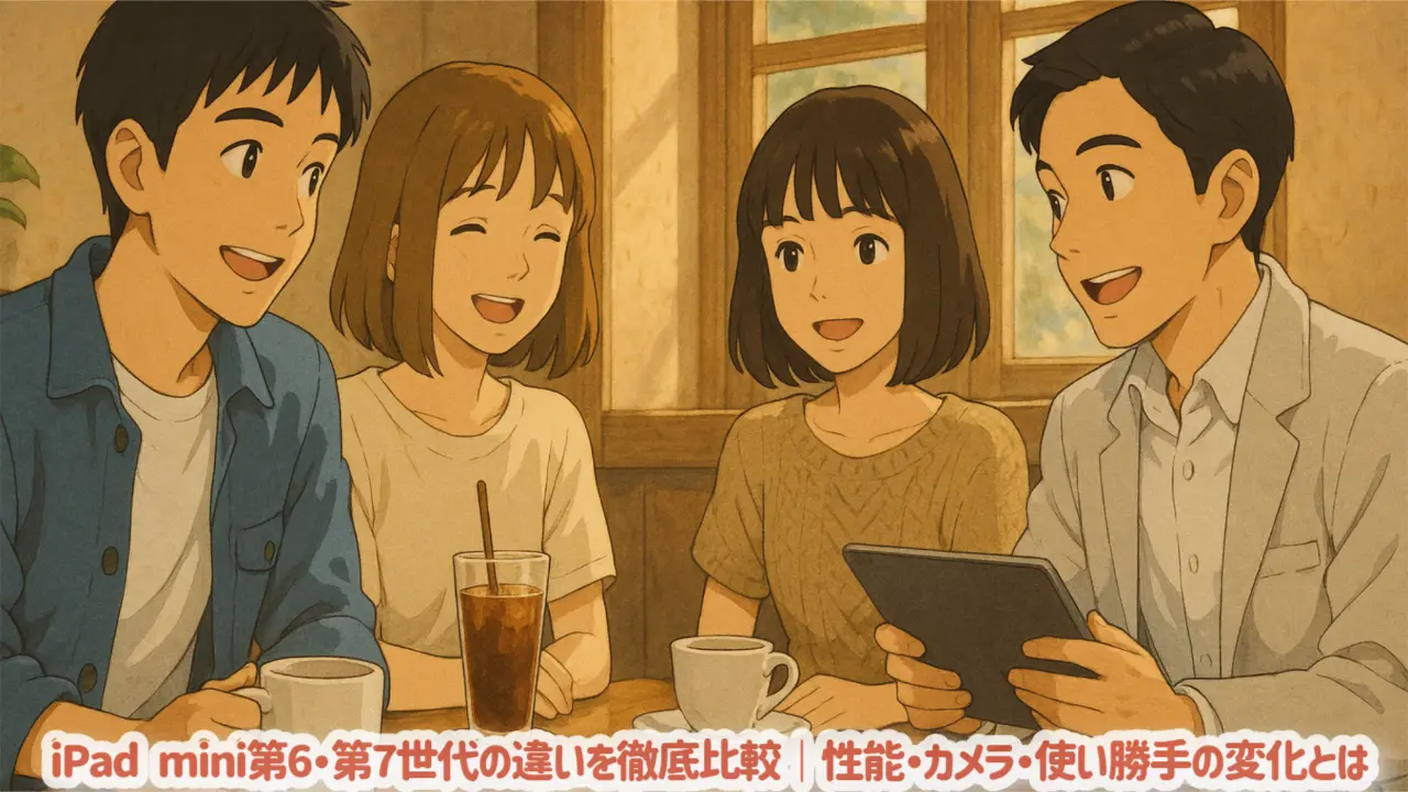 iPad mini第6・第7世代の違いを徹底比較｜性能・カメラ・使い勝手の変化とは