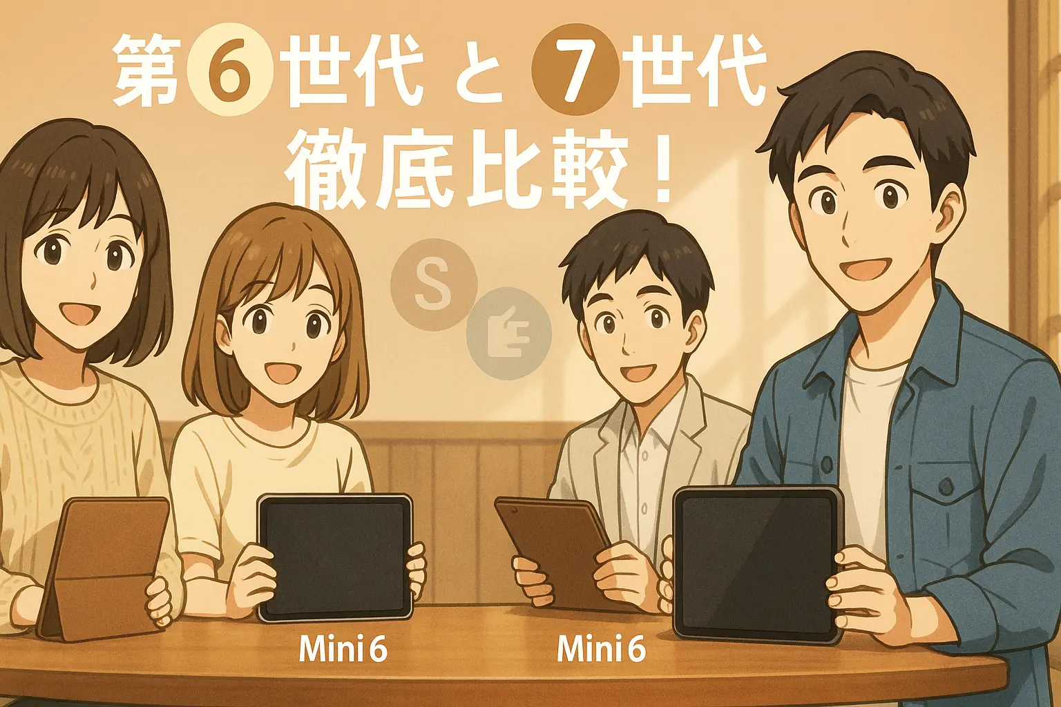 iPad mini第6・第7世代の違いを徹底比較｜性能・カメラ・使い勝手の変化とは