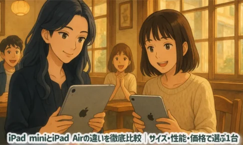 iPad miniとiPad Airの違いを徹底比較｜サイズ・性能・価格で選ぶ1台