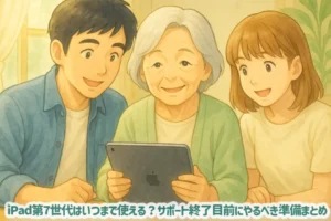 iPad第7世代はいつまで使える？サポート終了目前にやるべき準備まとめ