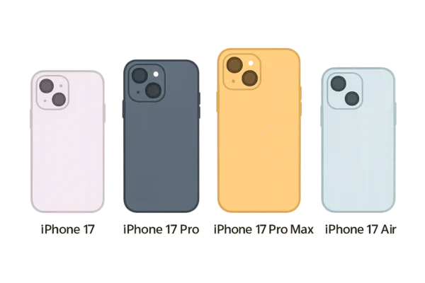iPhone 17シリーズのラインナップ比較