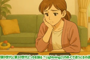 iPad第9世代と第10世代どっちを譲る？LightningとUSB-Cで迷うときの選び方