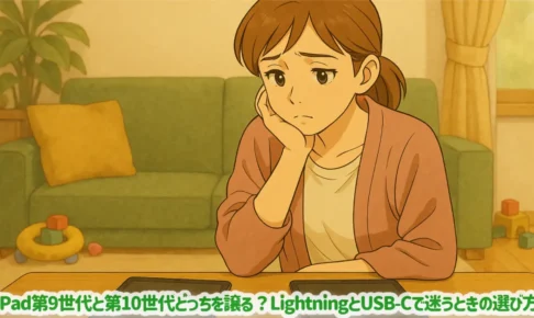 iPad第9世代と第10世代どっちを譲る？LightningとUSB-Cで迷うときの選び方